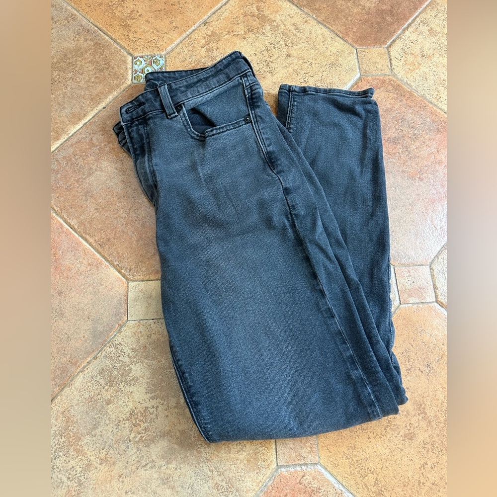 American Eagle Outfitters Women's Straight Jeans in Black